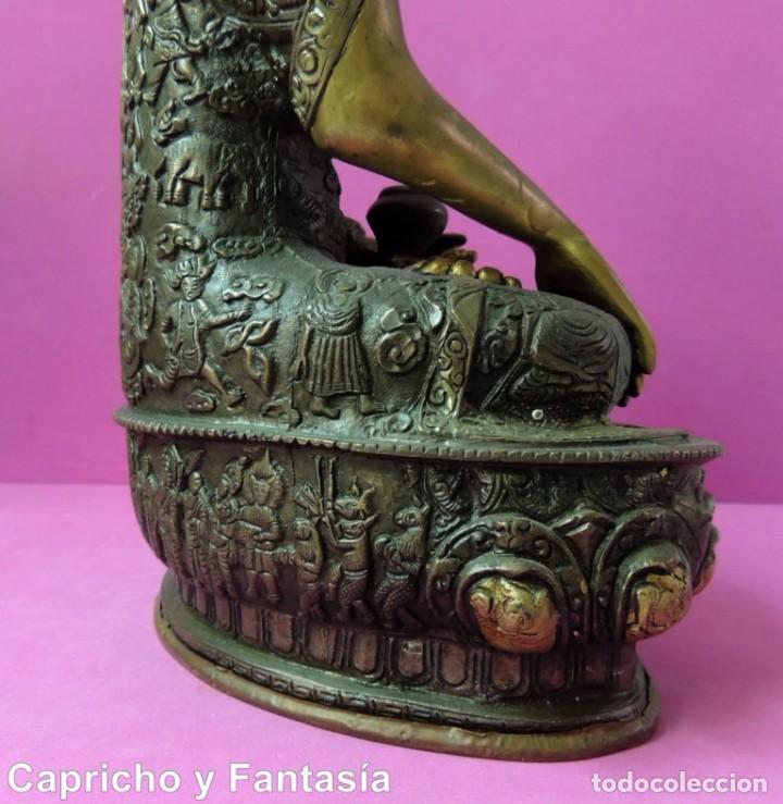 Arte: Figura de Buda en bronce n&ordm; 597 - Foto 18