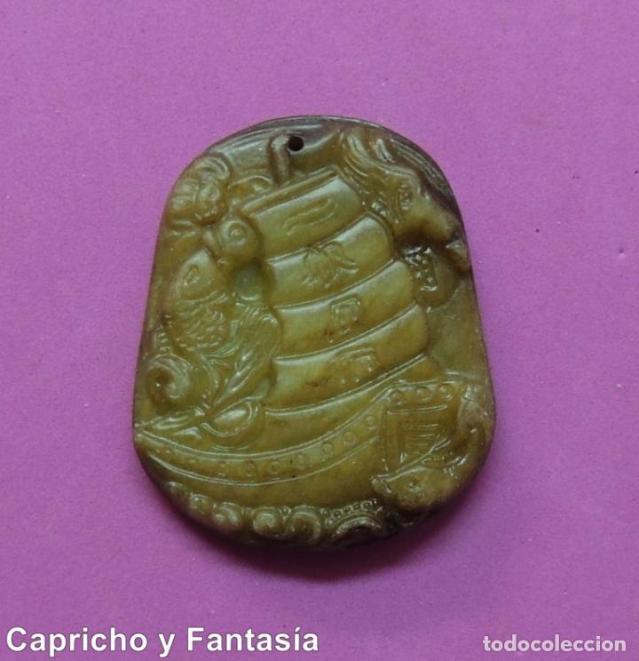 Arte: Colgante de jade n&ordm; 105 - Foto 1