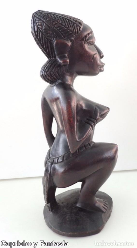 Arte: Talla de madera africana n&ordm; 609 - Foto 4