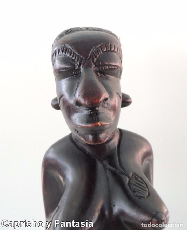 Arte: Talla de madera africana n&ordm; 609 - Foto 7
