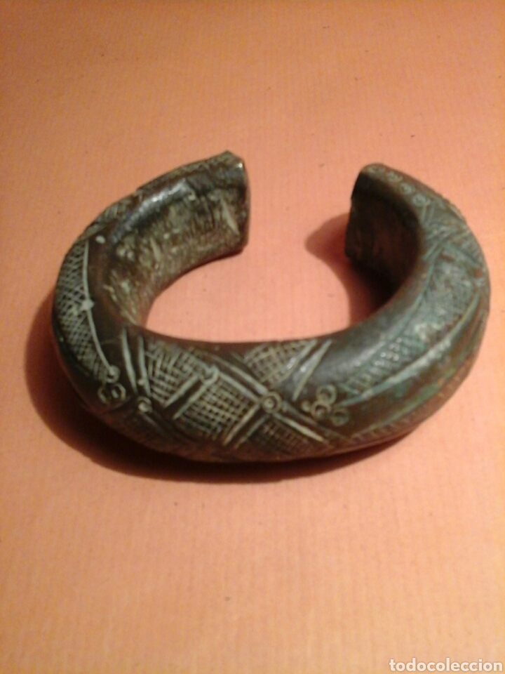 Arte: Pulsera bronce a&ntilde;o 1900 - Foto 1