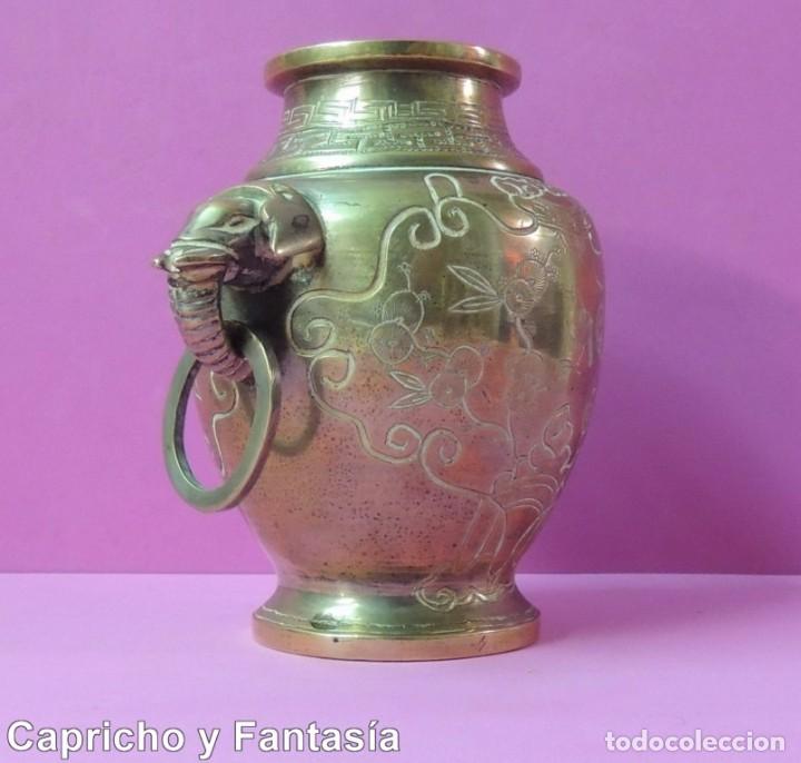 Arte: Jarr&oacute;n chino de bronce n&ordm; 1416 - Foto 2