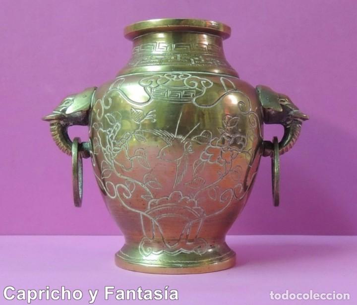 Arte: Jarr&oacute;n chino de bronce n&ordm; 1416 - Foto 4
