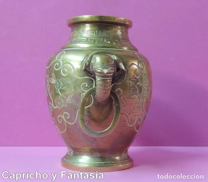Arte: Jarr&oacute;n chino de bronce n&ordm; 1416 - Foto 5