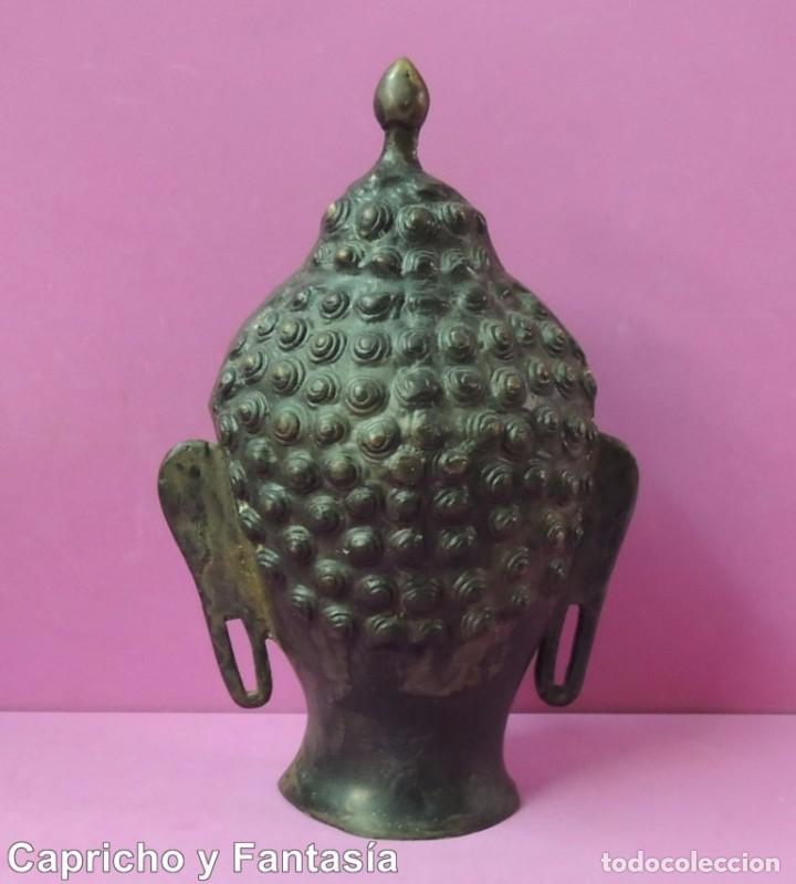 Arte: Buda. Cabeza de bronce n&ordm; 1499 - Foto 4