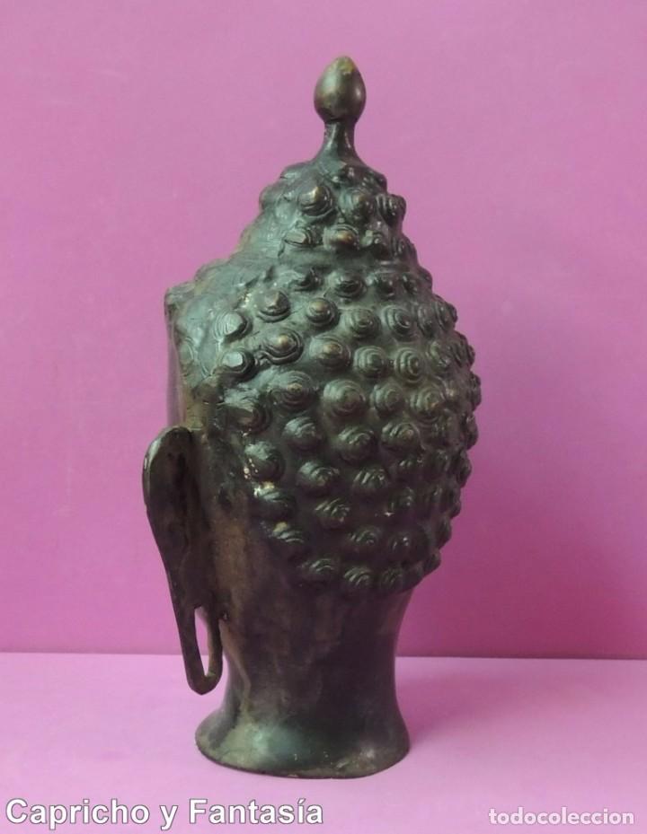 Arte: Buda. Cabeza de bronce n&ordm; 1499 - Foto 5