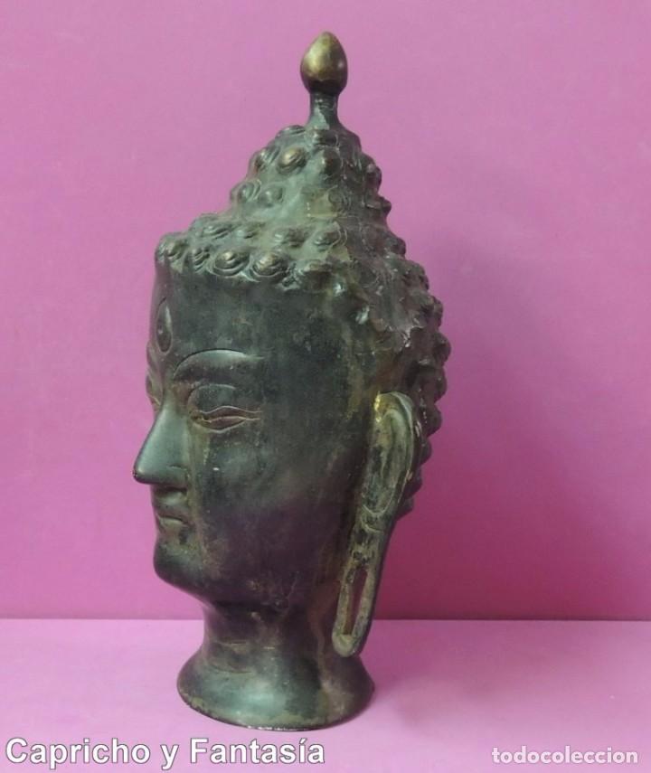 Arte: Buda. Cabeza de bronce n&ordm; 1499 - Foto 6