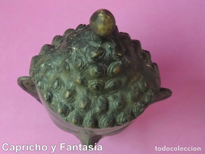 Arte: Buda. Cabeza de bronce n&ordm; 1499 - Foto 8