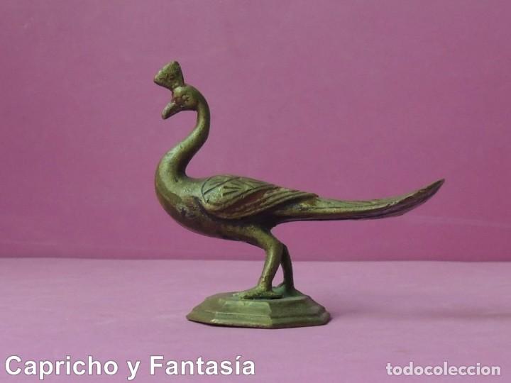 Arte: Pavo real indio de bronce N&ordm; 63 - Foto 4