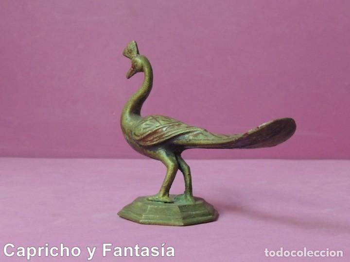 Arte: Pavo real indio de bronce N&ordm; 63 - Foto 5