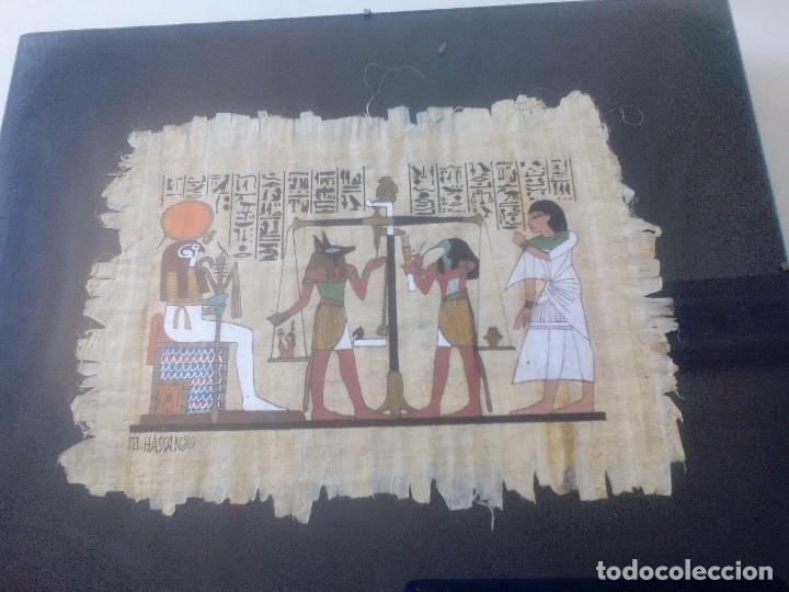 Arte: Papiro representando el juicio final - Foto 1