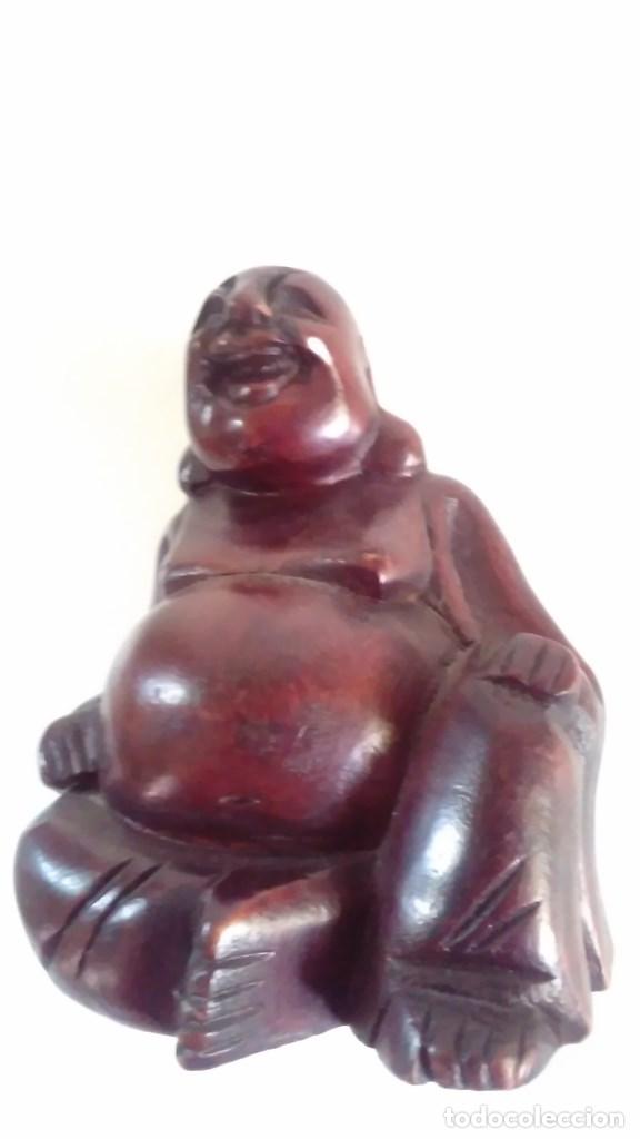 Arte: Figura de madera representando a Buda - Foto 5