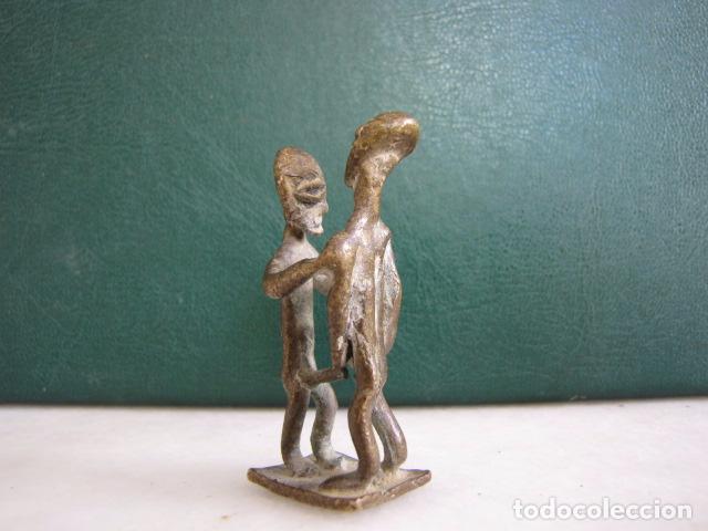 Arte: Bronce africano. Er&oacute;tico. Cera perdida - Foto 2