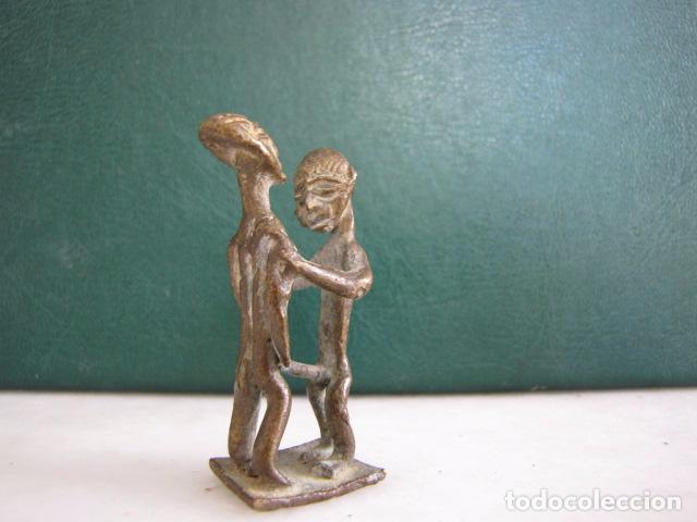 Arte: Bronce africano. Er&oacute;tico. Cera perdida - Foto 3