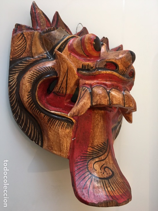 Arte: ANTIGUA M&Aacute;SCARA BALINESA - Foto 2