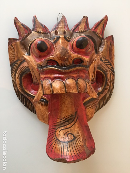 Arte: ANTIGUA M&Aacute;SCARA BALINESA - Foto 4