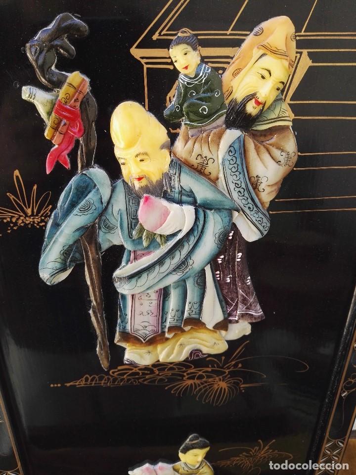 Arte: Cuadro con relieve de madera y otros materiales incrustados - Foto 2