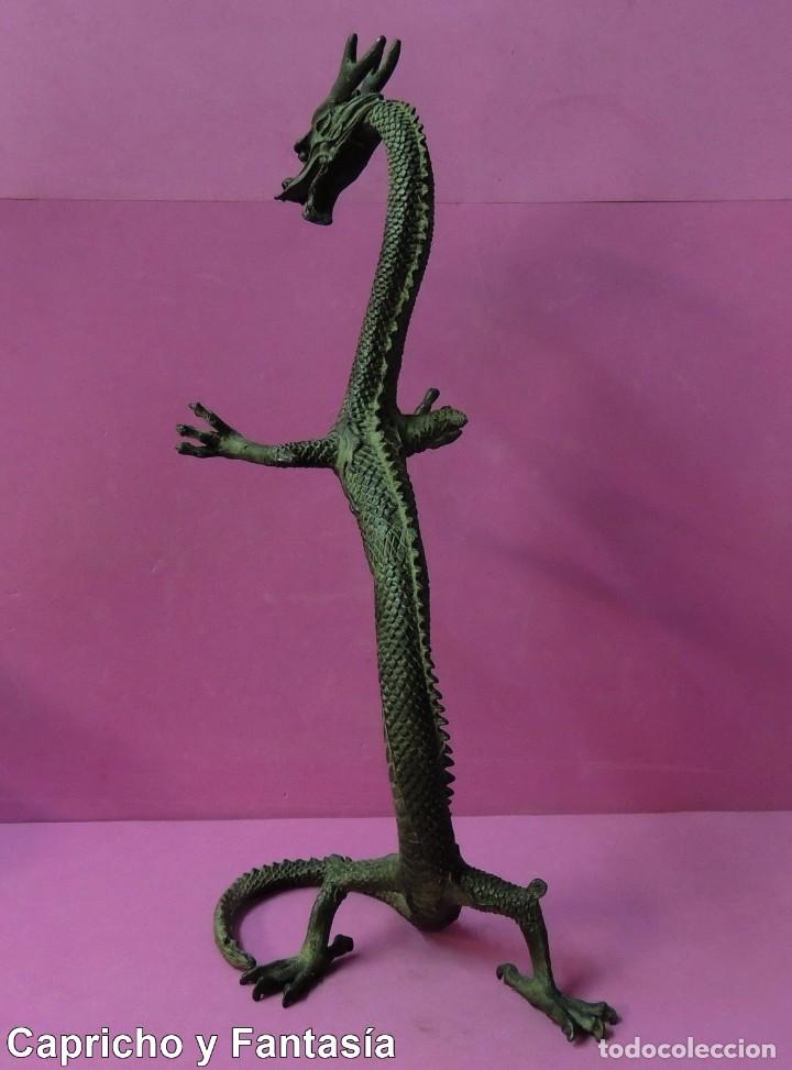 Arte: Drag&oacute;n chino en bronce n&ordm; 1996 - Foto 2