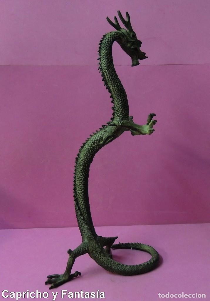 Arte: Drag&oacute;n chino en bronce n&ordm; 1996 - Foto 4