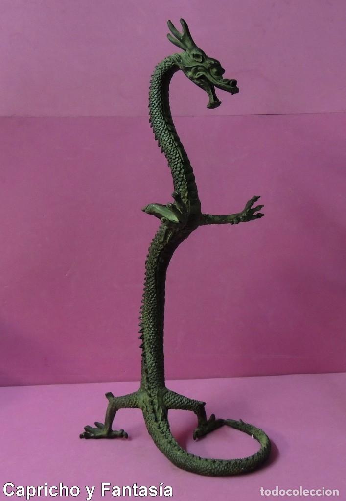 Arte: Drag&oacute;n chino en bronce n&ordm; 1996 - Foto 5