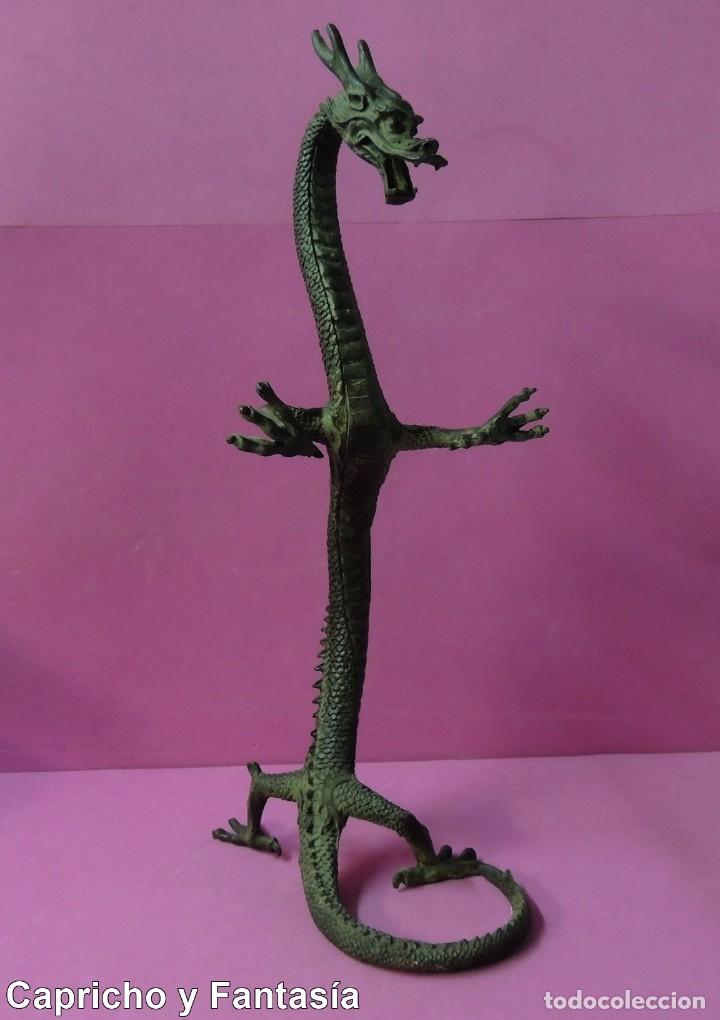 Arte: Drag&oacute;n chino en bronce n&ordm; 1996 - Foto 6