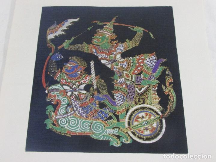 Arte: Cuadro tailandes en tela # - Foto 1