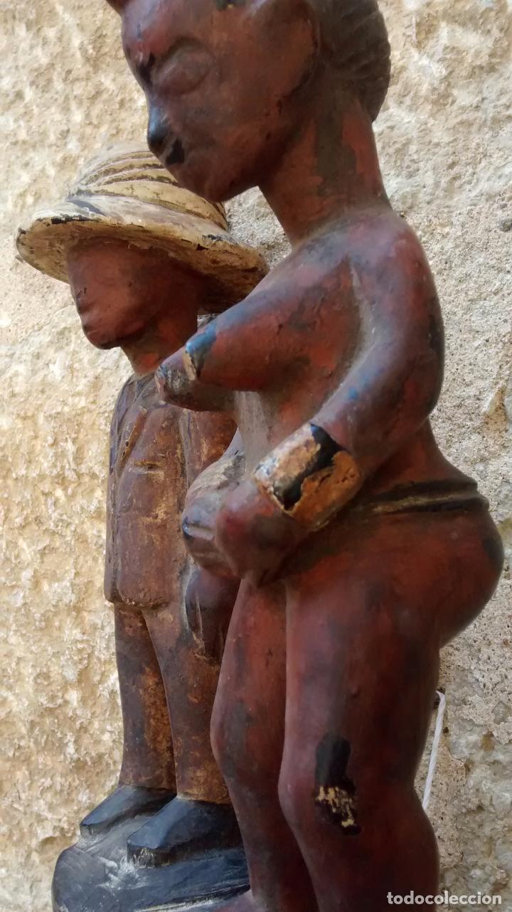 Arte: Mascara GURU con pareja de figuras - Foto 3