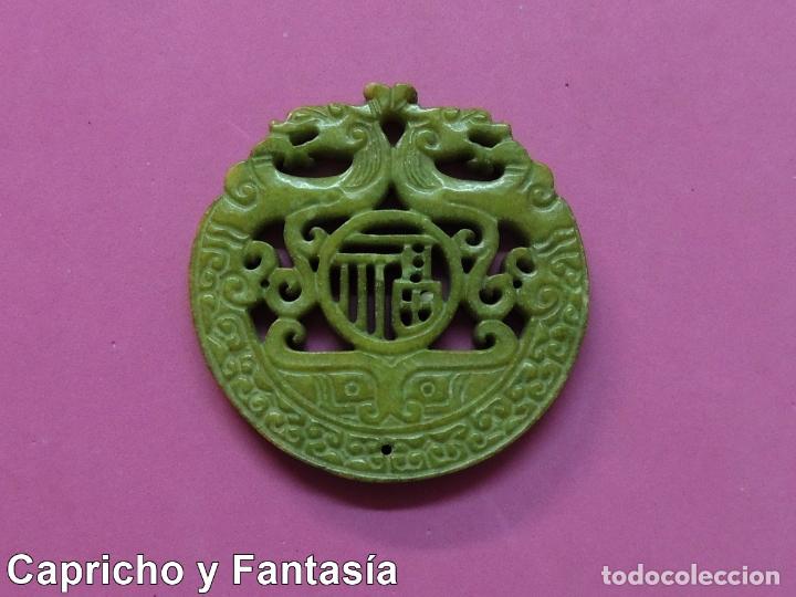 Arte: Colgante de jade n&ordm; 960 - Foto 1