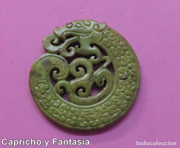 Arte: Colgante de jade n&ordm; 414 - Foto 1
