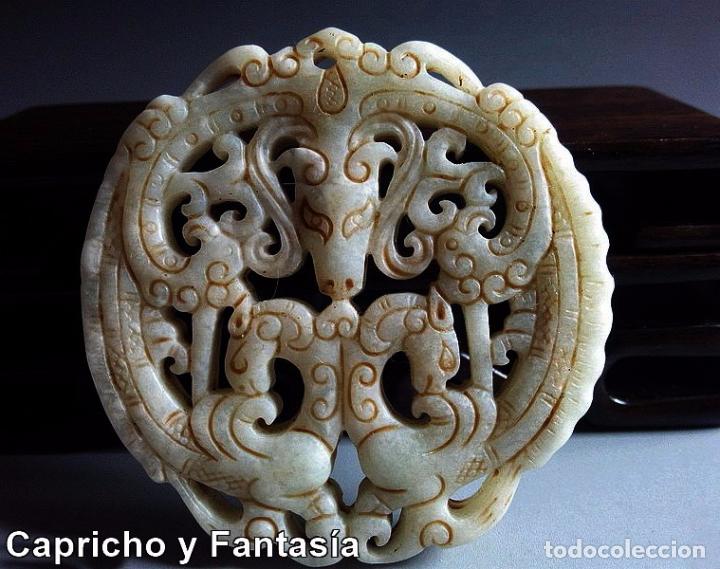 Arte: Colgante de jade n&ordm; 437 - Foto 1