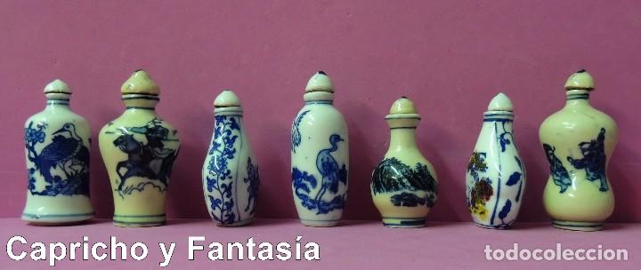 Arte: Lote de 7 botellitas de rap&eacute; n&ordm; 1051 - Foto 5