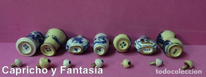 Arte: Lote de 7 botellitas de rap&eacute; n&ordm; 1051 - Foto 8