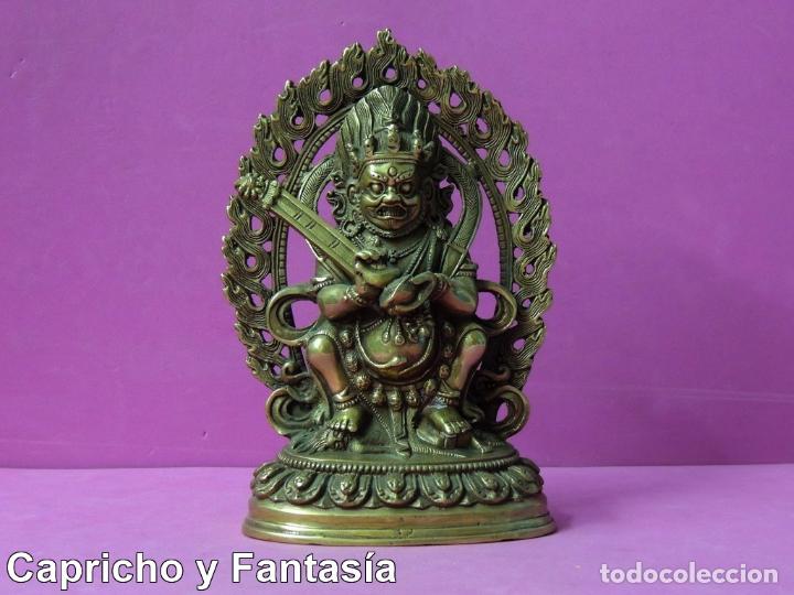 Arte: Dios Yama en bronce n&ordm; 1158 - Foto 1