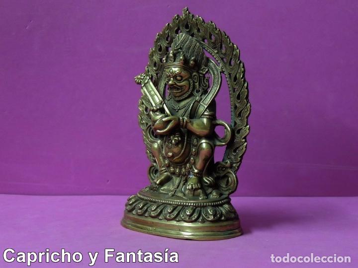 Arte: Dios Yama en bronce n&ordm; 1158 - Foto 2