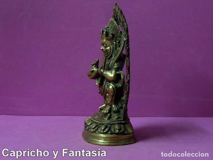 Arte: Dios Yama en bronce n&ordm; 1158 - Foto 3