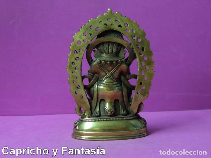 Arte: Dios Yama en bronce n&ordm; 1158 - Foto 5
