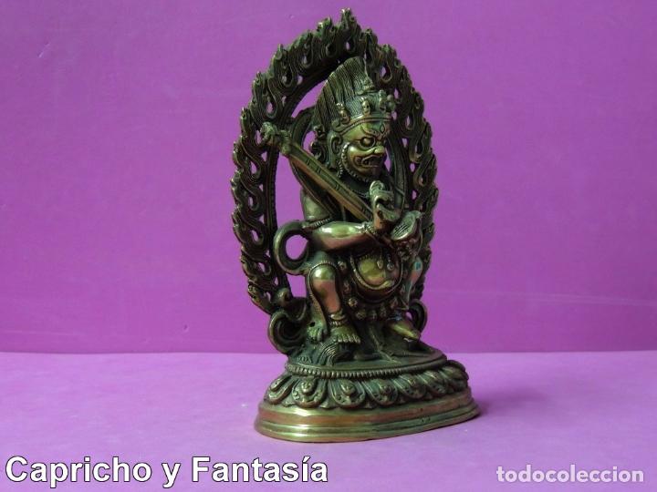 Arte: Dios Yama en bronce n&ordm; 1158 - Foto 7