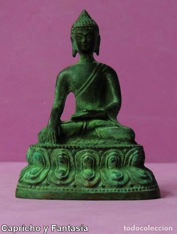 Arte: Buda camboyano de bronce n&ordm; 2096 - Foto 1