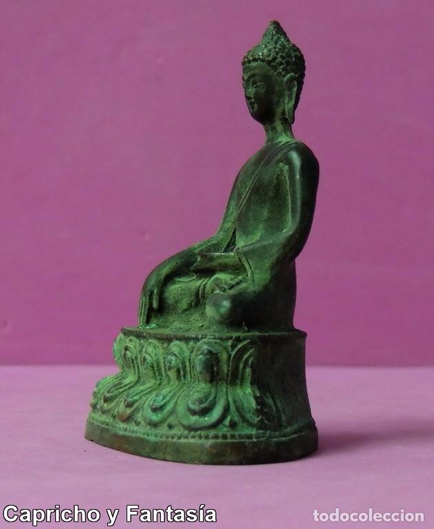 Arte: Buda camboyano de bronce n&ordm; 2096 - Foto 2