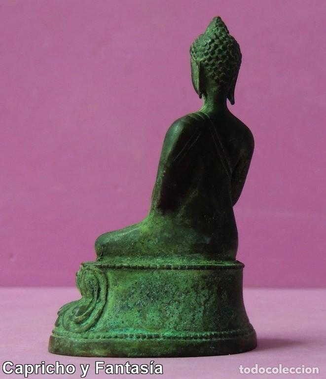 Arte: Buda camboyano de bronce n&ordm; 2096 - Foto 3