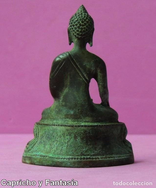 Arte: Buda camboyano de bronce n&ordm; 2096 - Foto 4