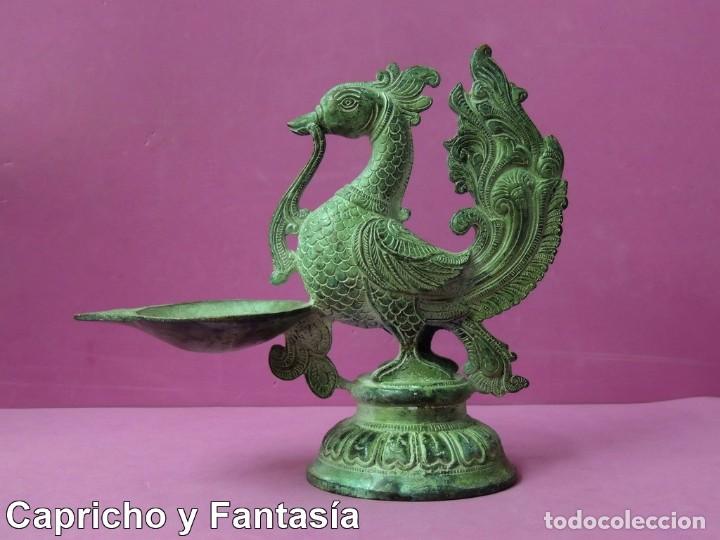 Arte: Lampara de aceite china n&ordm; 2103 - Foto 5