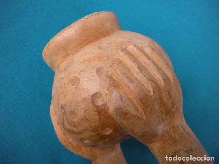 Arte: TALLA DE MADERA CON 3 MANOS - Foto 3