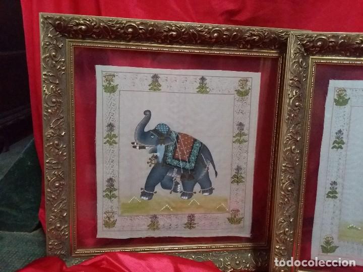 Arte: Cuadro de seda pintada a mano. - Foto 2