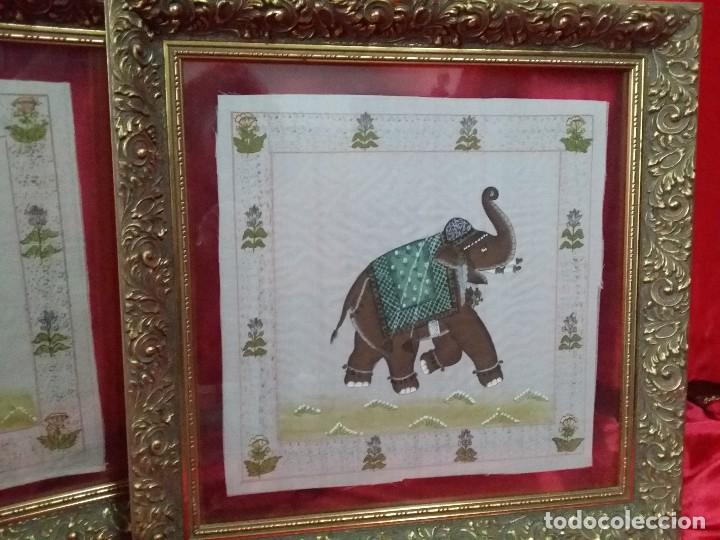 Arte: Cuadro de seda pintada a mano. - Foto 3