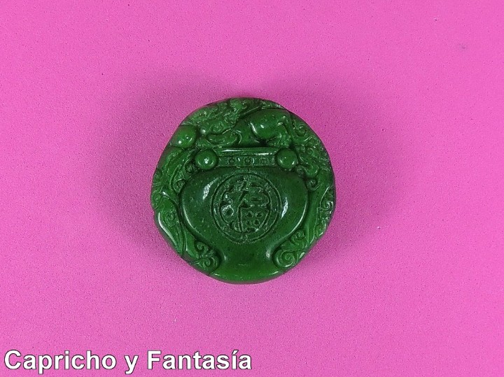 Arte: Colgante de jade n&ordm; 824 - Foto 1