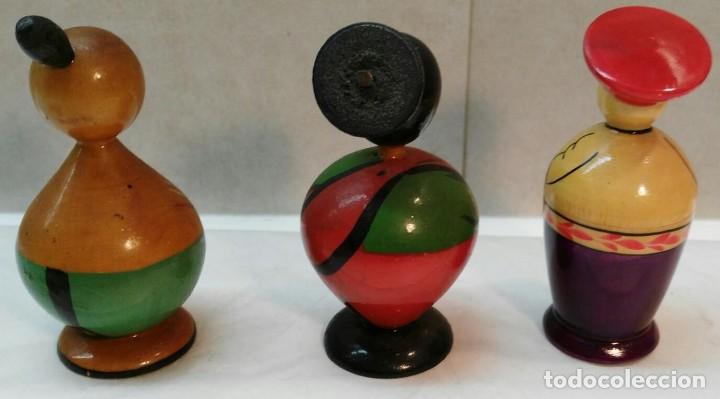 Arte: Tres figuras de madera - Foto 2