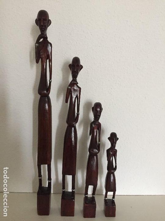 Arte: FIGURAS AFRICANAS JUEGO 4 - Foto 2