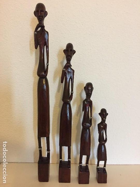 Arte: FIGURAS AFRICANAS JUEGO 4 - Foto 1