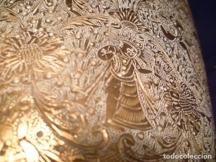 Arte: Jarr&oacute;n asi&aacute;tico de bronce tallado - Foto 9
